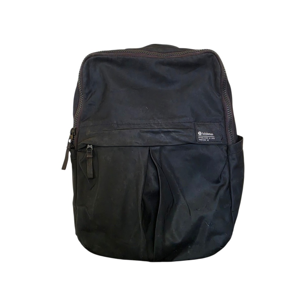 Lululemon Black Multipocket Everyday Nylon Sporty Athleisure Outdoor  Backpack
